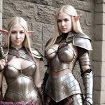 Sexy Elven Warrior Women CGI - Ultra Set 2