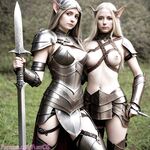 Sexy Elven Warrior Women CGI - Ultra Set 2