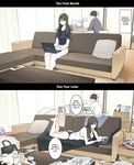 A Day in the Life of a Couple: Their First Month Living Together vs. One Year Later [English]