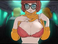 Velma showing her tits  [Scooby-Doo]